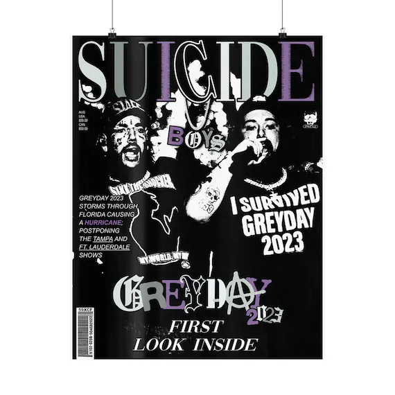 Suicideboys Greyday 2023 Poster
